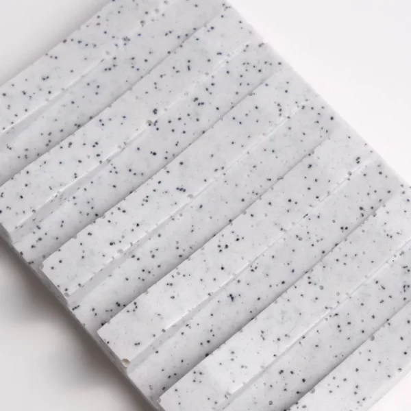 White Draining Soap Tray