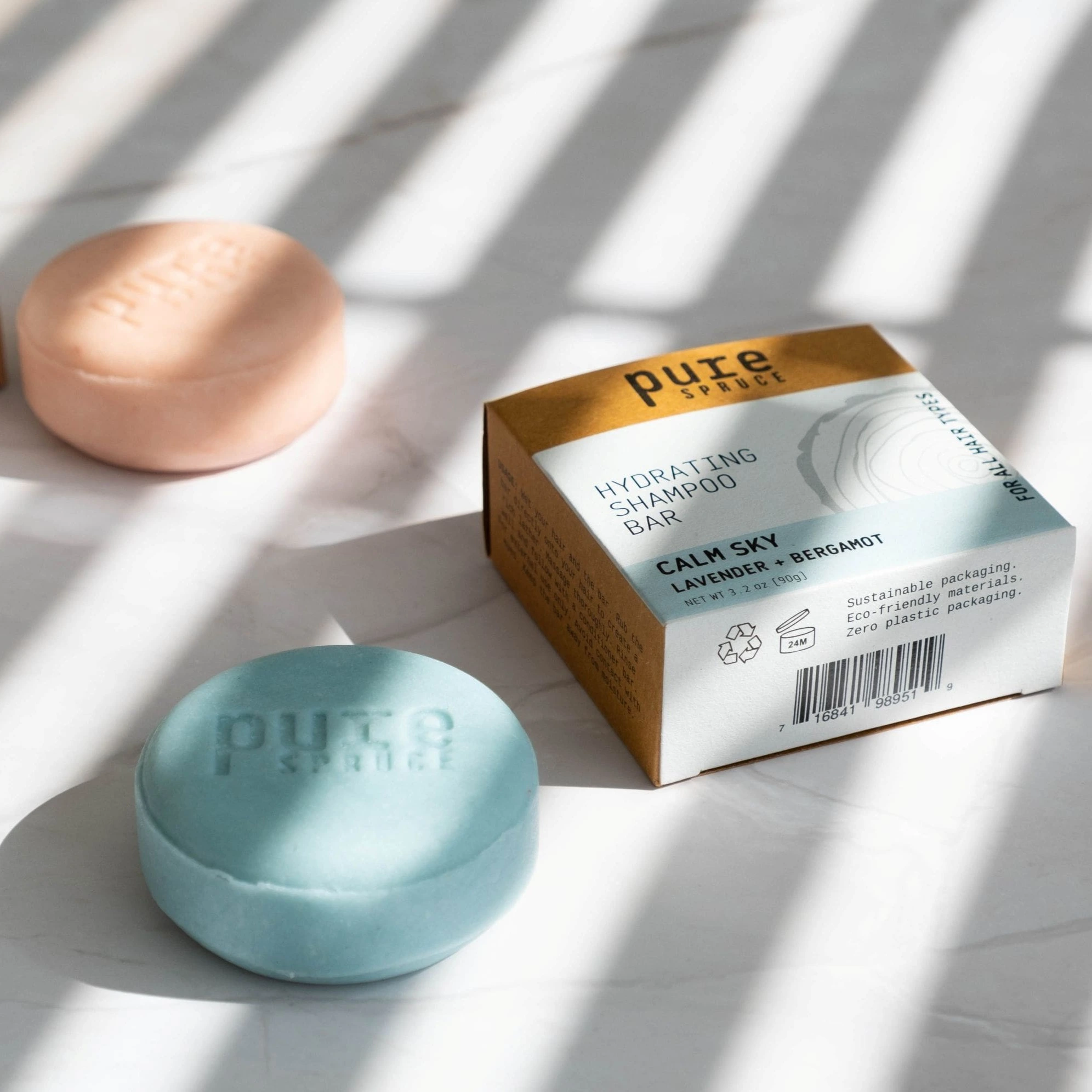 Calm Sky | Shampoo Bar Pure spruce