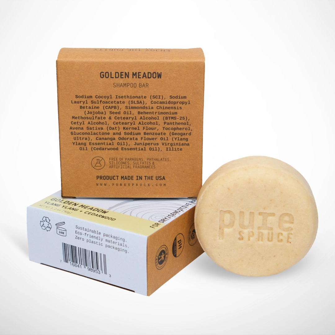 Golden Meadow- Natural Shampoo Bar For Sensitive dry Hair