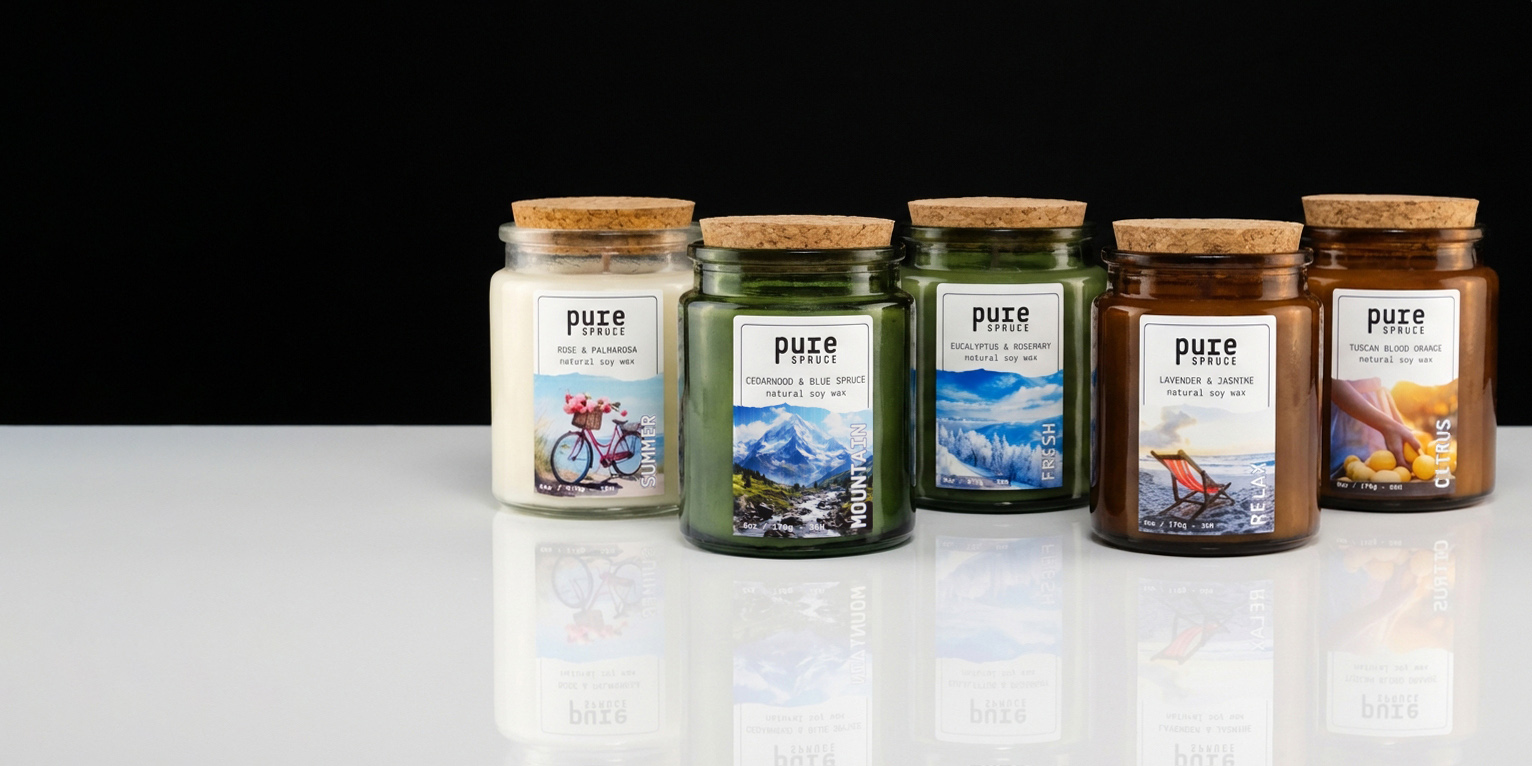 12 Vegan Bath and Body Gifts That Feel Special 7 Pure Spruce scented candle Collection