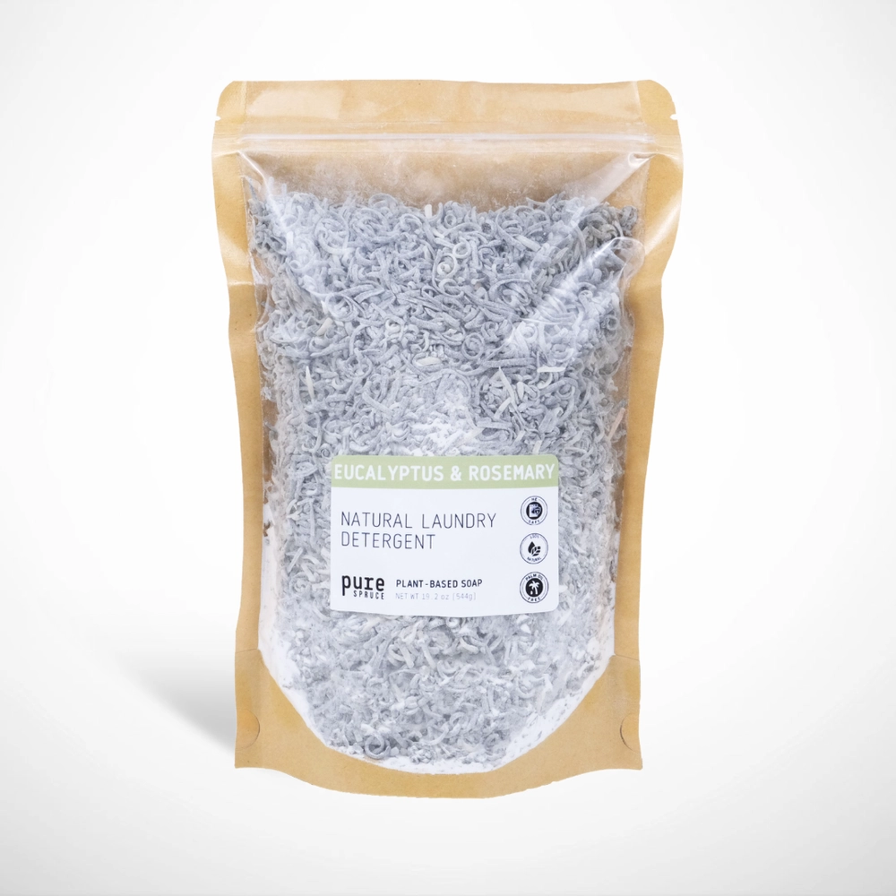 Pure Spruce: EUCALYPTUS & ROSEMARY soap laundry detergent