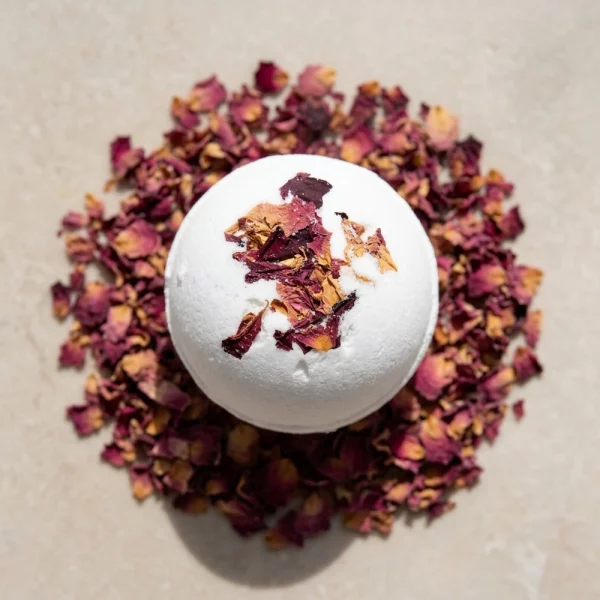 Calming Rose & Ylang Ylang Artisan Bath Bomb