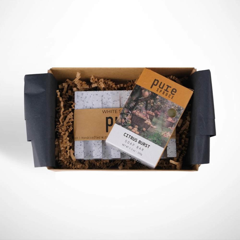 Purre Spruce: Harmony Soap Set gift box