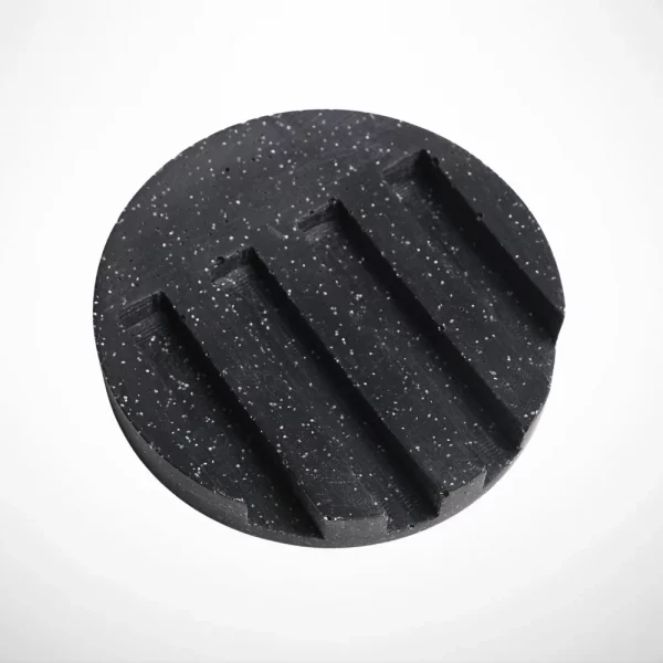 Black Circular Drainage Tray